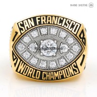 1981 San Francisco 49ers Super Bowl Championship Ring (Silver)